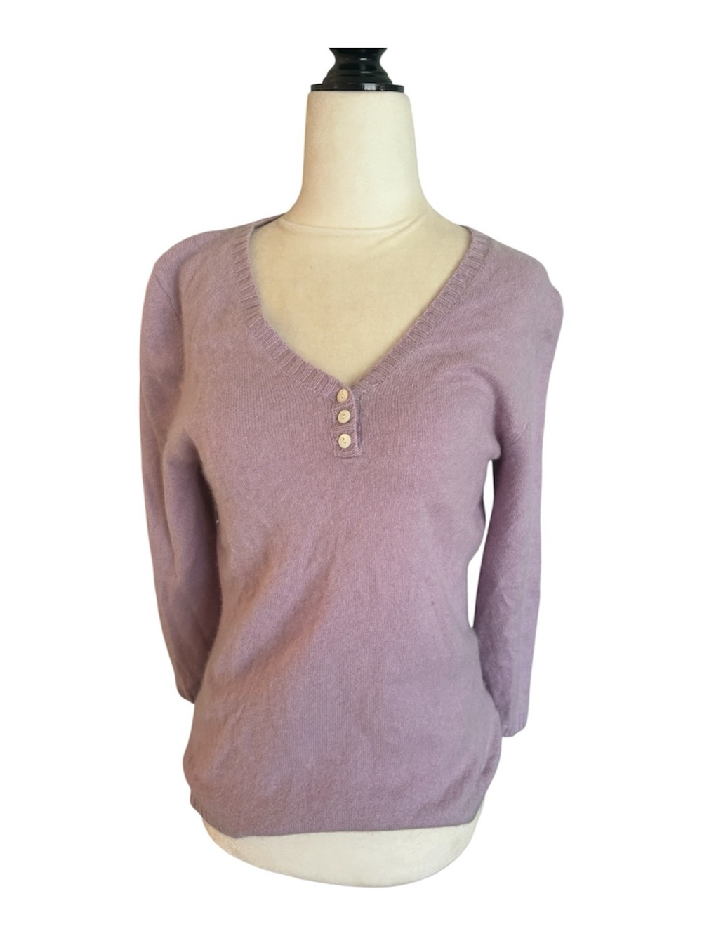 Lord & Taylor purple cashmere sweater